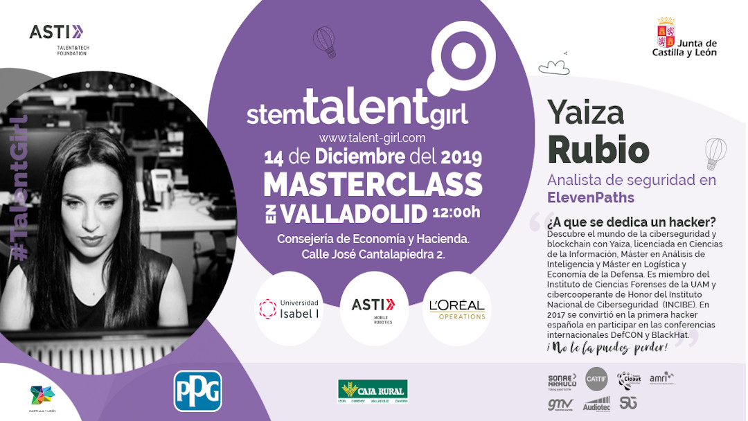 Yaiza Rubio 2ª masterclass de Stem Talent Girl