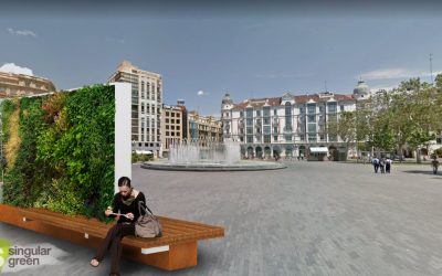 CARTIF y URBAN GreenUP tiñen de ‘verde’ varios lugares emblemáticos de Valladolid
