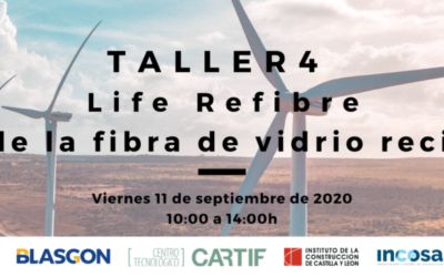 CARTIF participates in the LIFE REFIBRE 4th Workshop: uses of recycled fiberglass