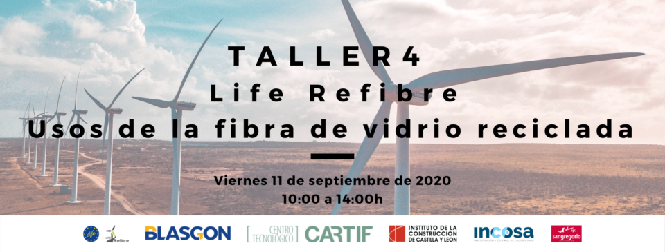 Taller sobre el uso de la fibra de vidrio reciclado