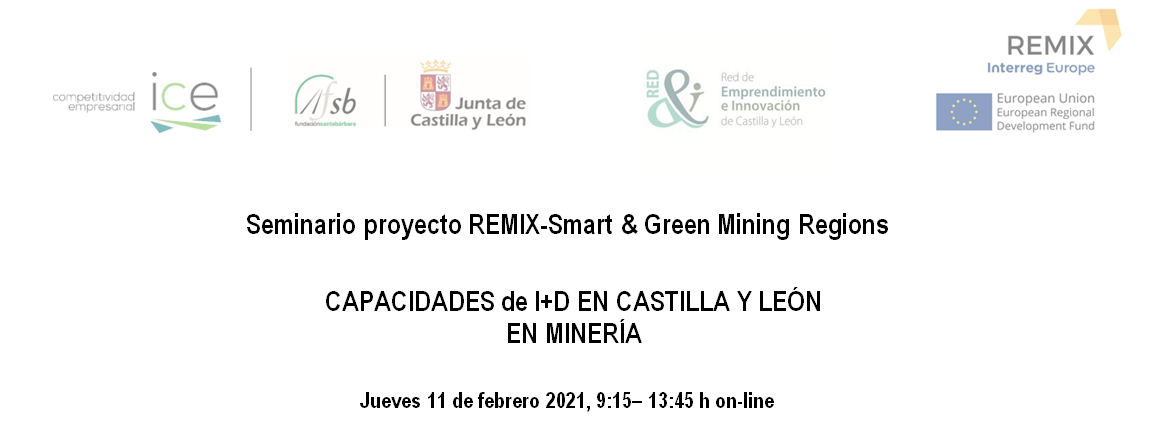 Seminario REMIX "Capacidades de I+D en Castilla y León en Minería"