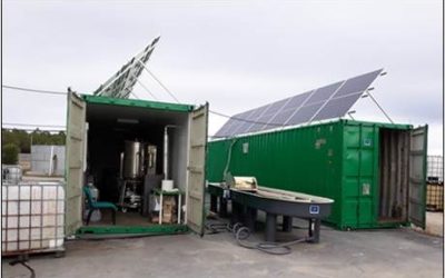 Planta de Tratamiento de Efluentes de producción de biomasa algal