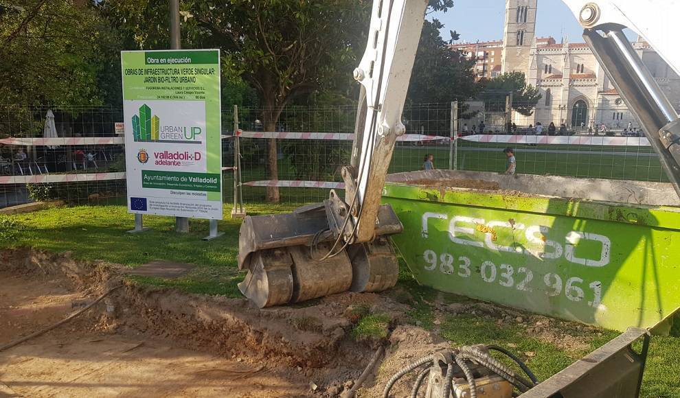 jardin urbano en parking Portugalete urban green up