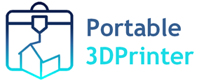 portable 3d printer logo ejemplo