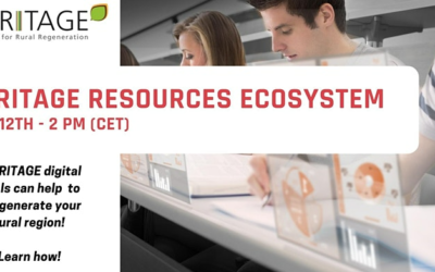 El proyecto Ruritage organiza un taller online para explicar su centro digital RURITAGE Reosurces Ecosystems