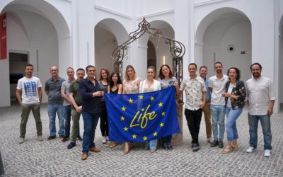 Badajoz hosts the fourth monitoring meeting of the LIFE myBUILDINGisGREEN project
