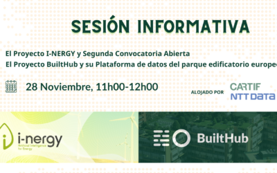 I-NERGY y BuiltHub organizan una sesión informativa sobre servicios energéticos de IA y datos del parque inmobiliario europeo
