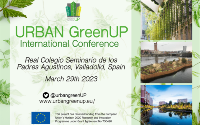 El proyecto URBAN GreenUP organiza una conferencia internacional abierta al público en Valladolid