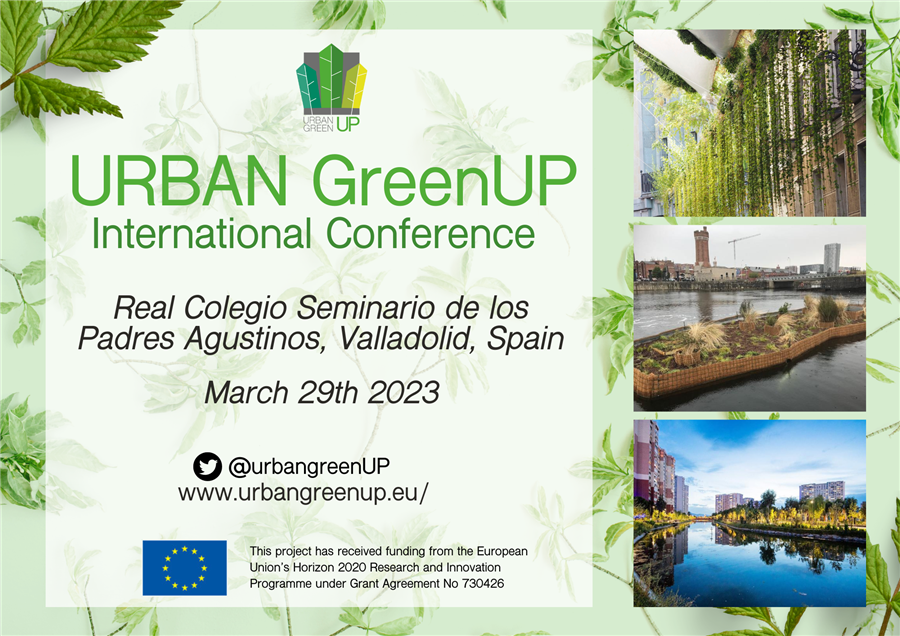 El proyecto URBAN GreenUP organiza una conferencia internacional abierta al público en Valladolid