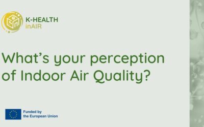 El proyecto K-HEALTHinAIR lanza una encuesta pública para estudiar el grado de conocimiento de la población sobre la calidad del aire interior